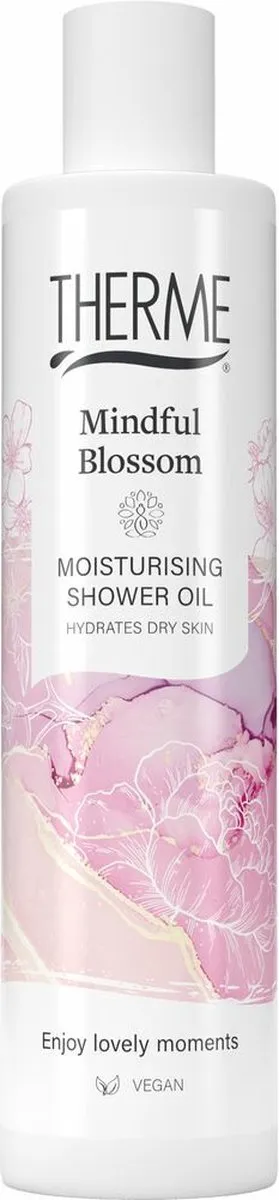 Therme Mindful Blossom Moisturising Shower Oil 250ml