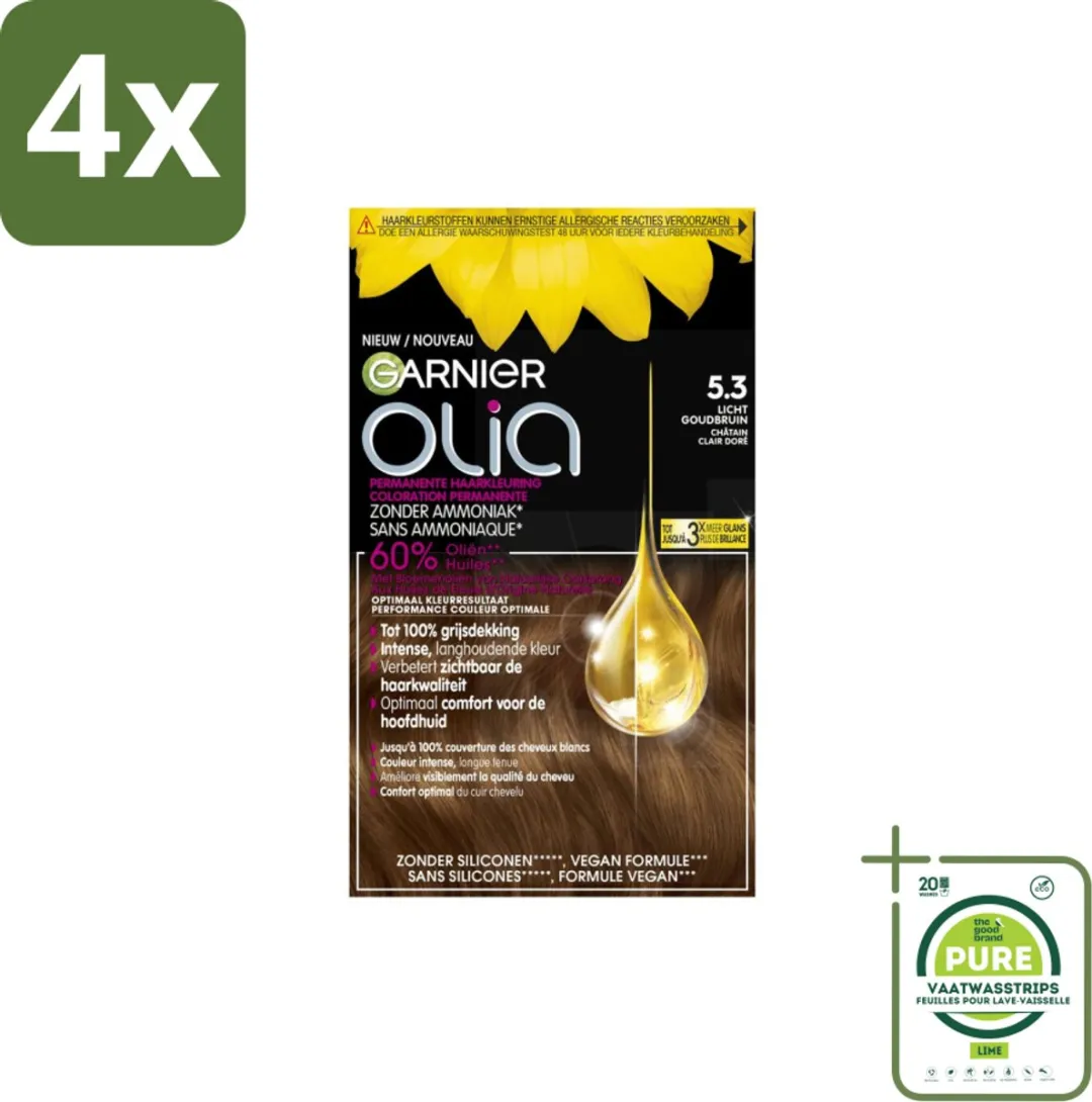 Garnier Olia 5.3 Licht Goudbruin Haarkleuring