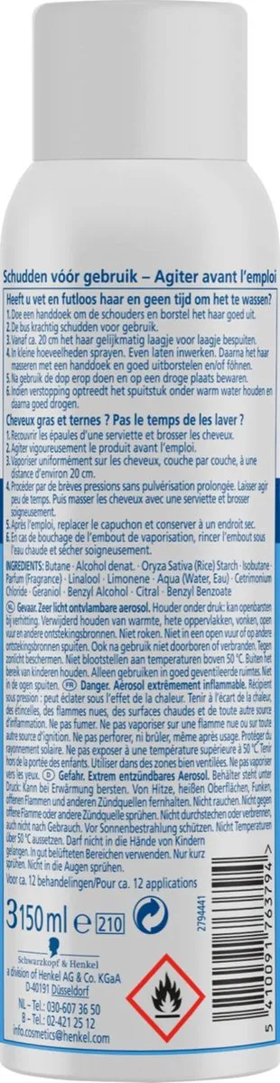 Schwarzkopf Fresh Droogshampoo 6x150ml