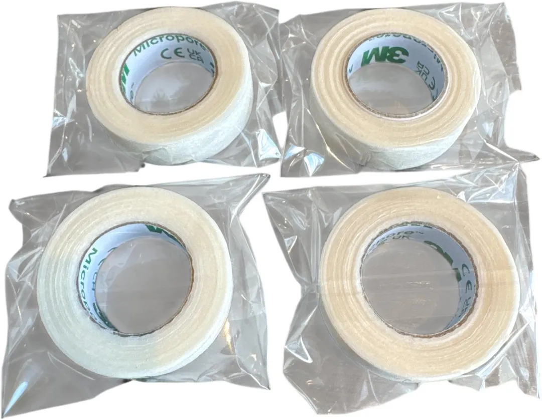 3M Micropore Hypoallergene Tape 1,25cm x 9,1m - 4 Stuks