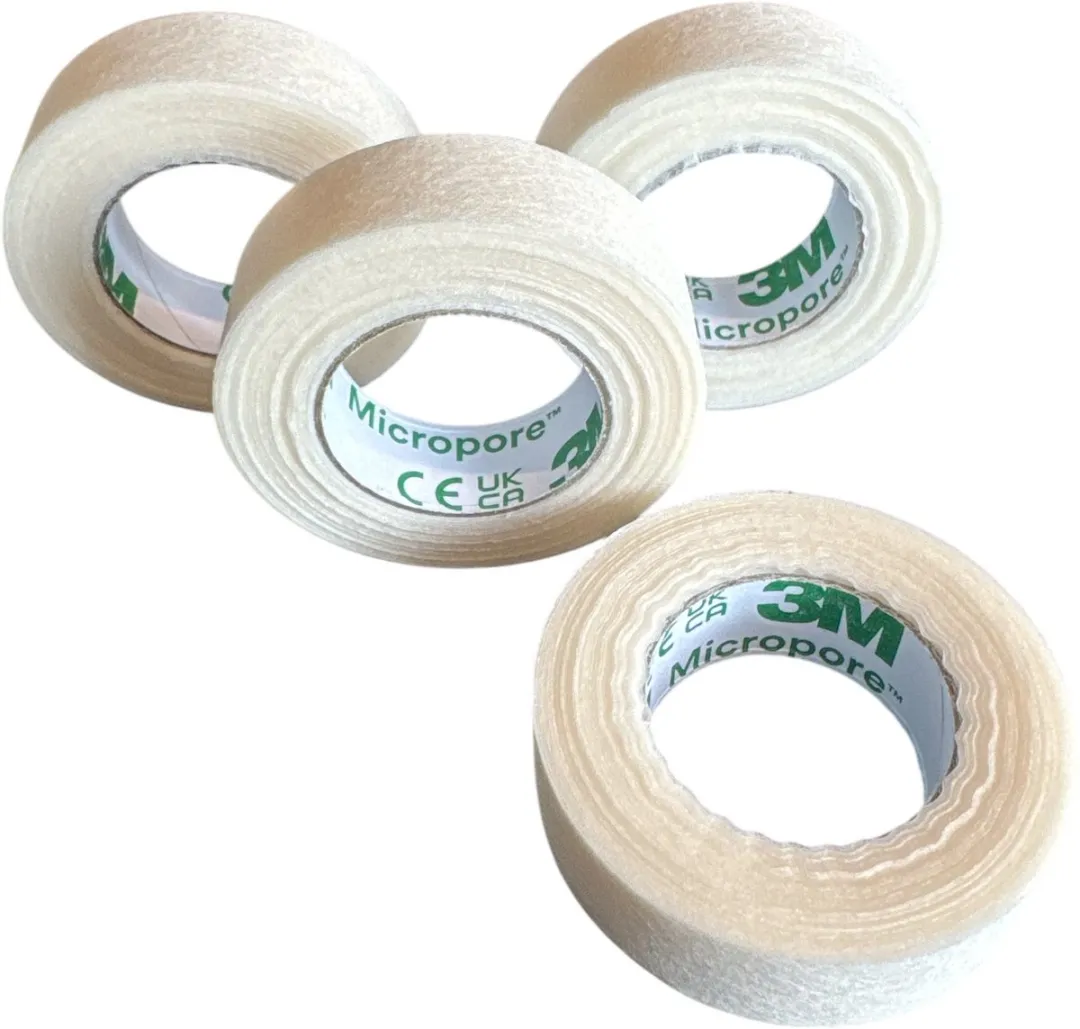 3M Micropore Hypoallergene Tape 1,25cm x 9,1m - 4 Stuks