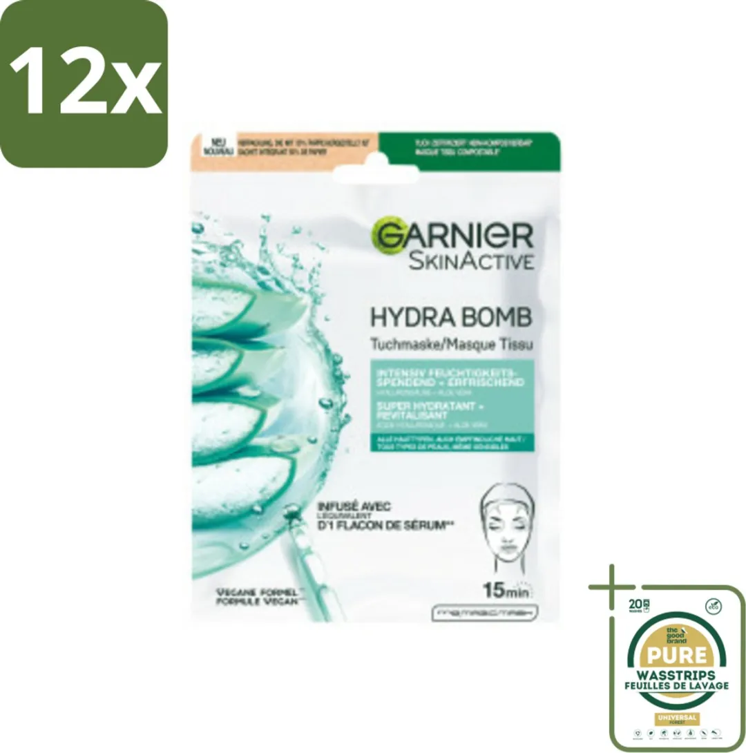 Garnier SkinActive Hydrabomb Tissue Masker