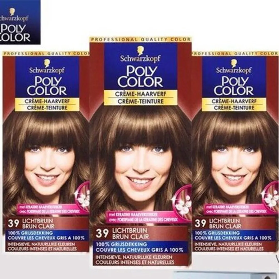Schwarzkopf Poly Color Creme Haarverf 39 Lichtbruin