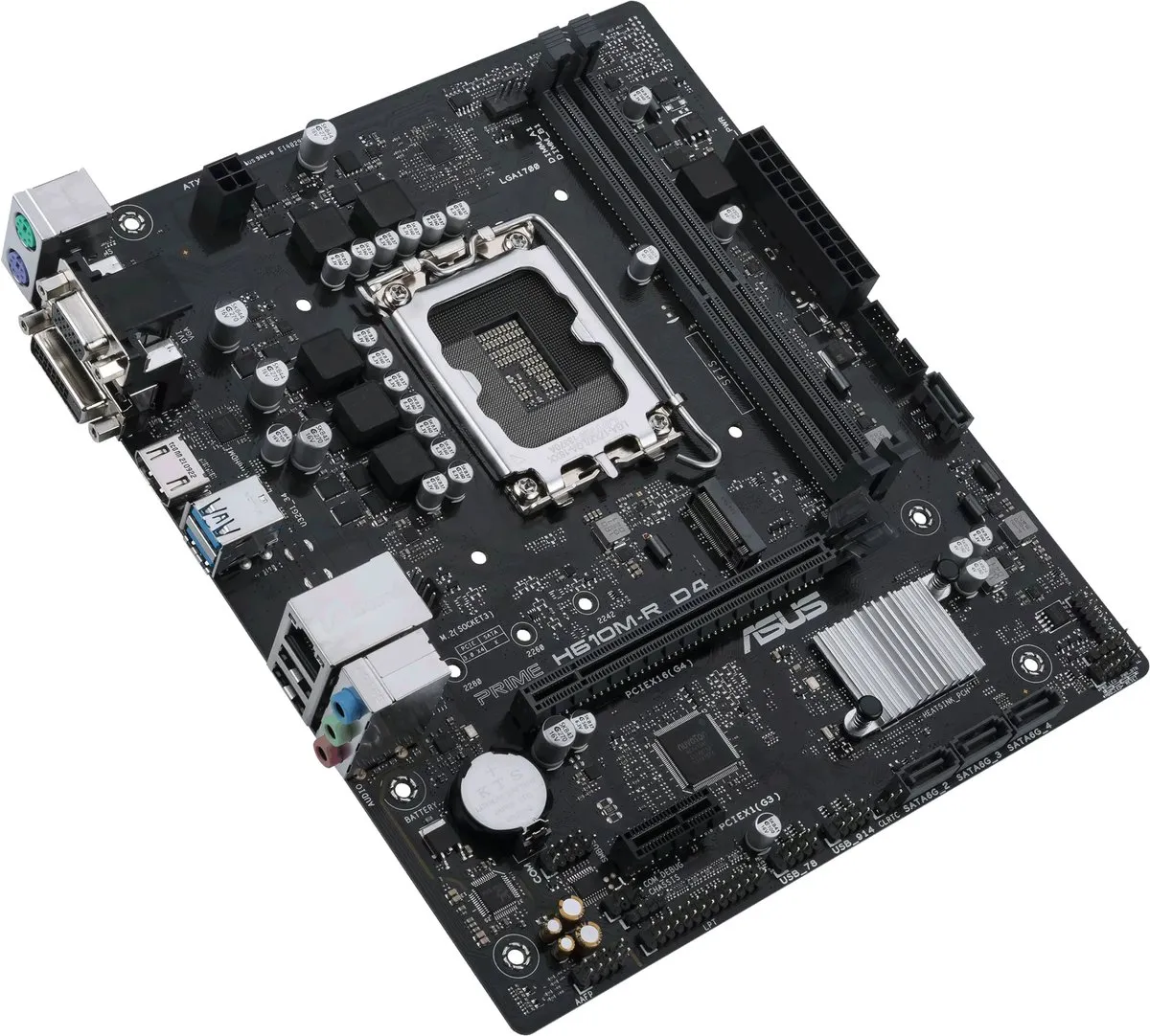 ASUS PRIME H610M-R D4 Moederbord - Intel H610