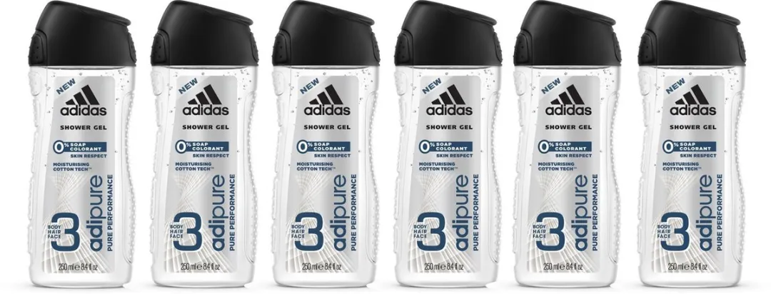 adidas Adipure Douchegel - 6x250ml