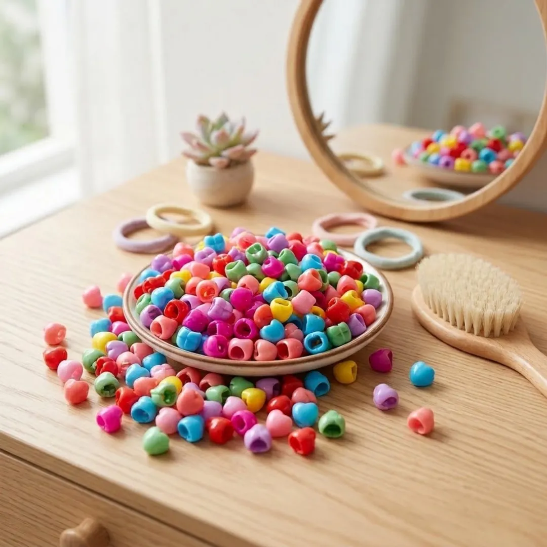 NuveX Mini Haarclips Hartvorm - 50 Stuks Multicolor