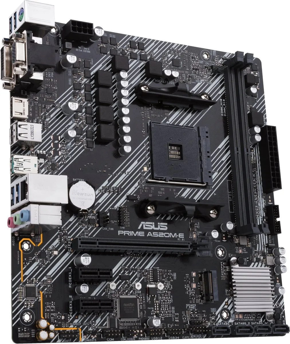 ASUS PRIME A520M-E/CSM AM4 microATX - 90MB1510-M0EAYC