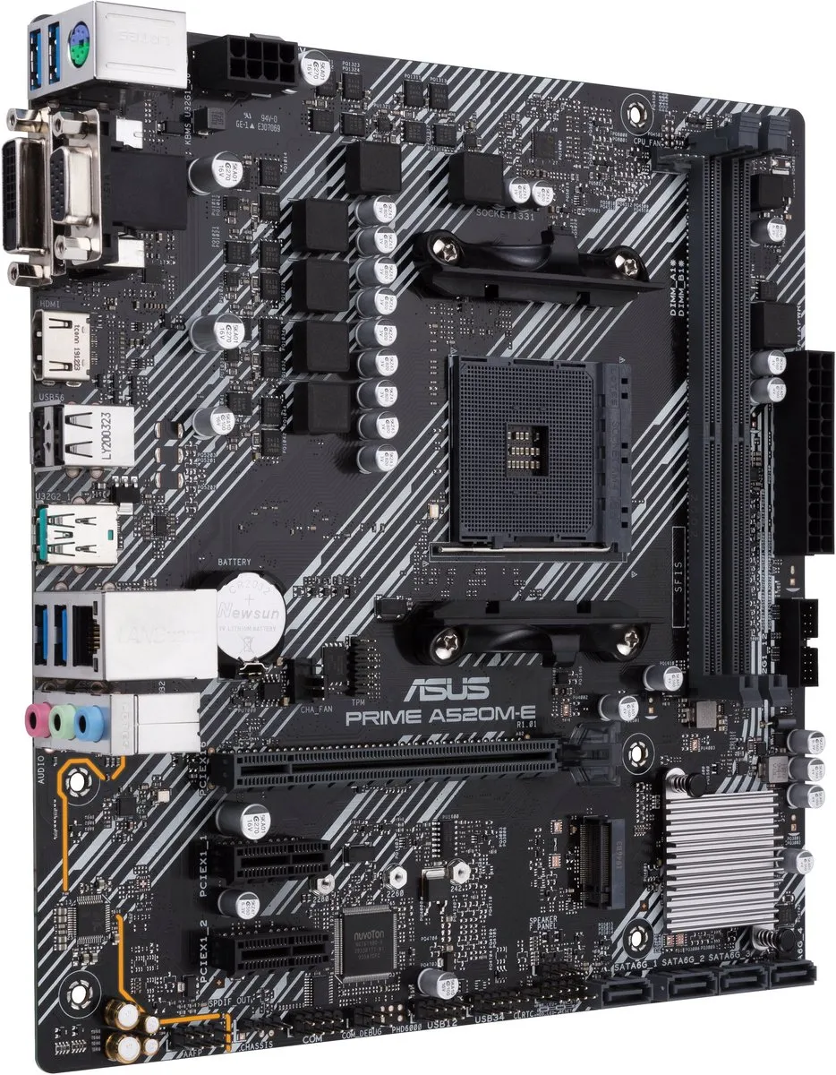 ASUS PRIME A520M-E/CSM AM4 microATX - 90MB1510-M0EAYC