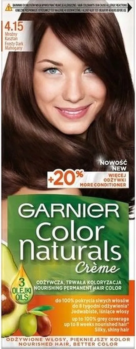 Garnier Color Naturals 4.15 Frosty Chestnut Haarverf