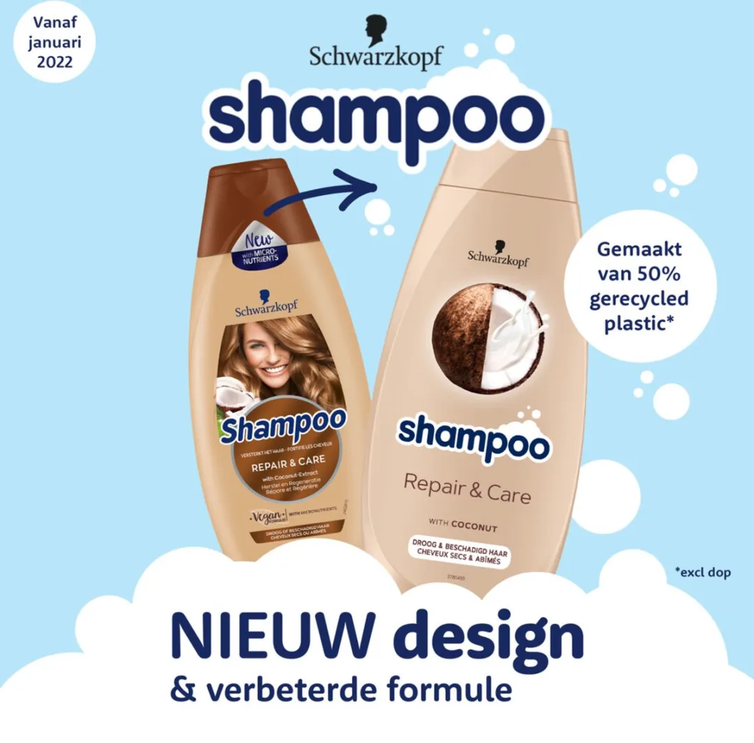 Schwarzkopf Shampoo Repair & Care 400ml