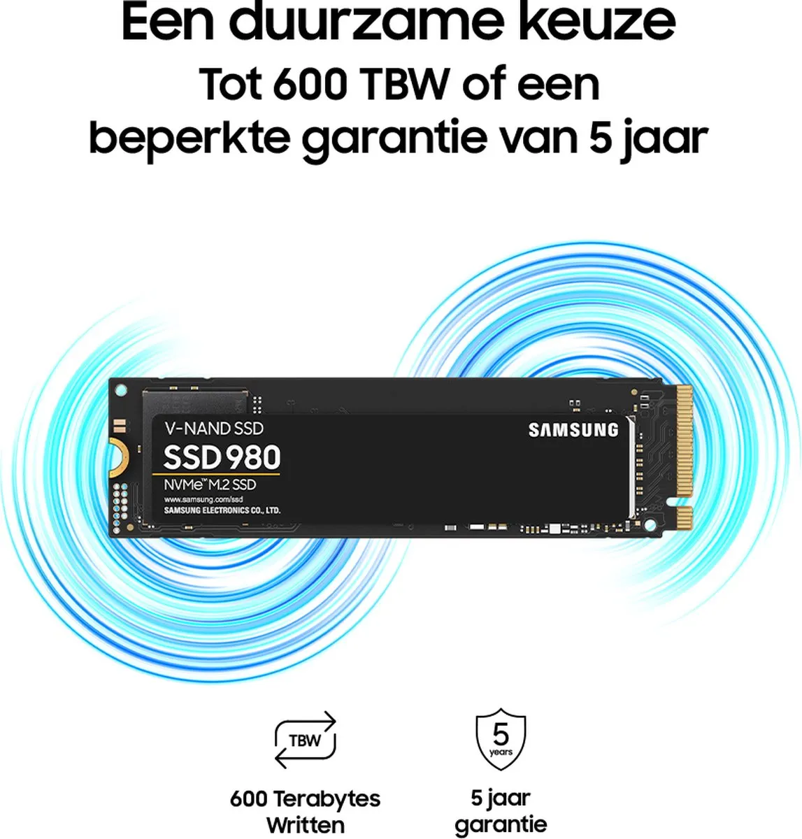 Samsung 980 MZ-V8V1T0BW SSD - 1TB