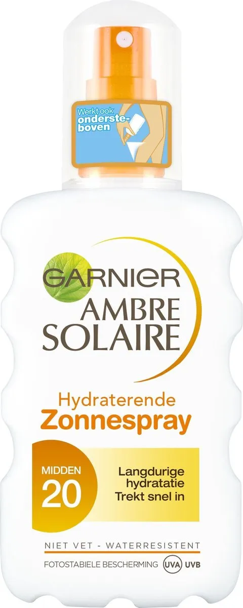 Garnier Ambre Solaire Hydraterende Zonnebrandspray SPF 20 - 200ml