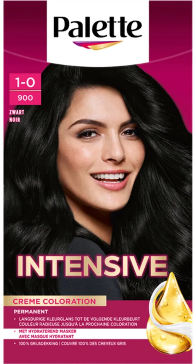Schwarzkopf Poly Palette Haarverf 900 Zwart 115ml