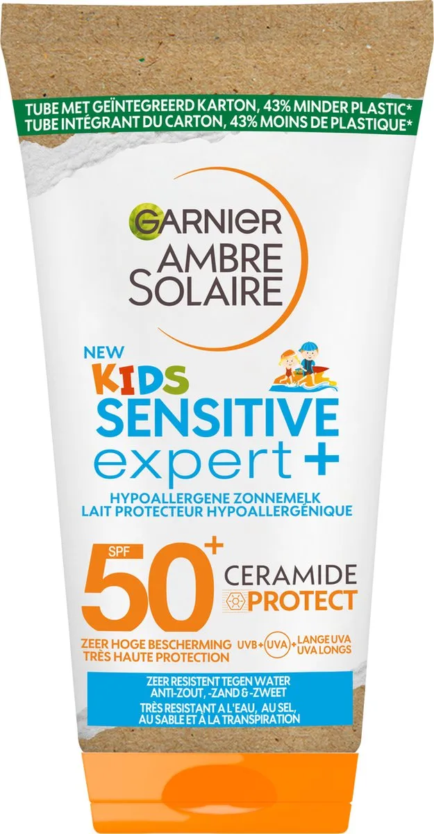 Garnier Ambre Solaire Kids Sensitive Expert+ Zonnebrandmelk SPF50+ 50ml