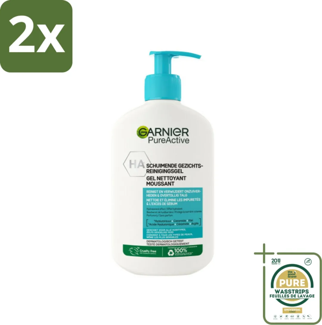 Garnier Pure Active Gezichtsreiniger Hydraterend 500ml