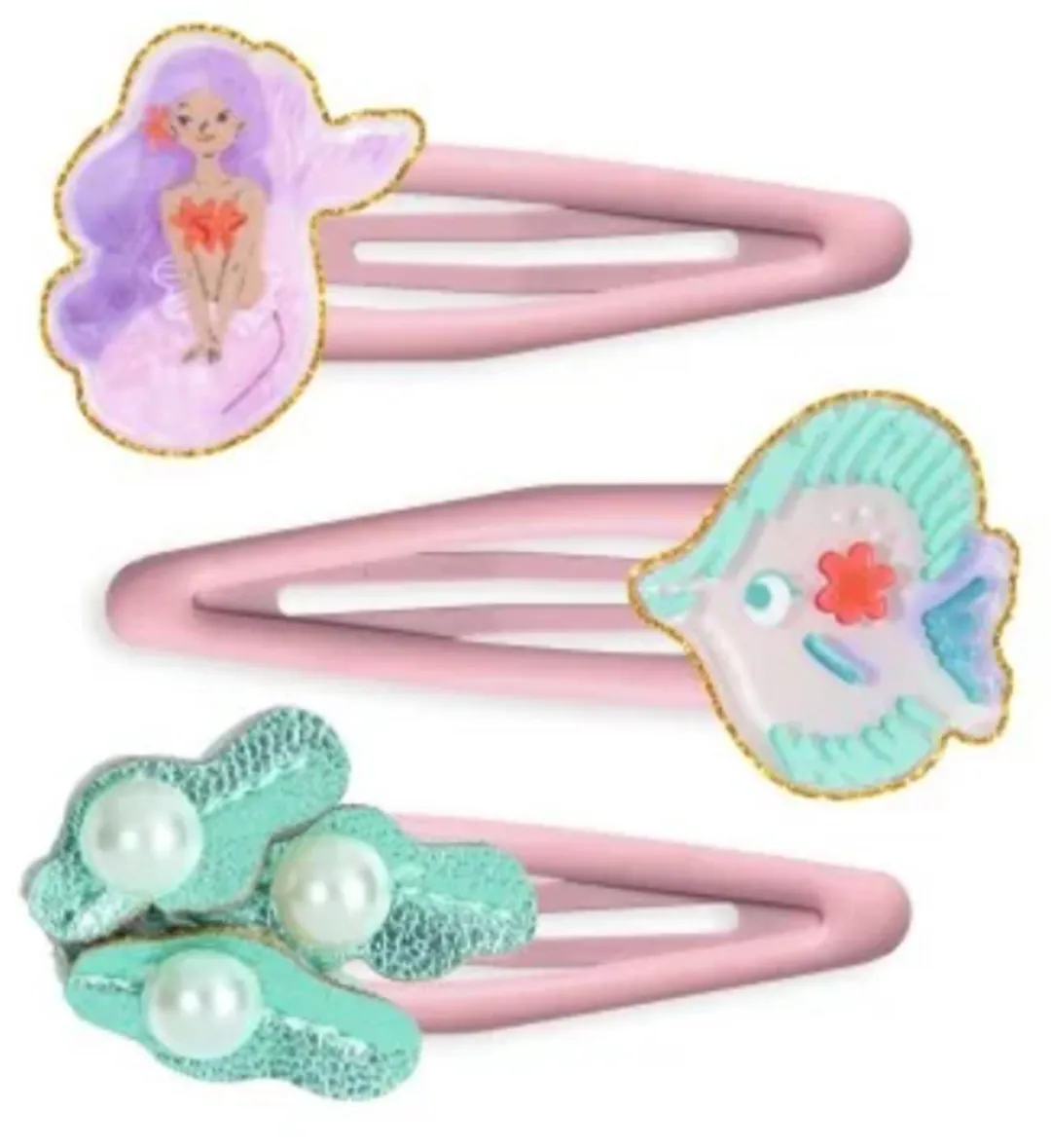 Djeco Marina Haarclips - 3 Stuks Multicolor