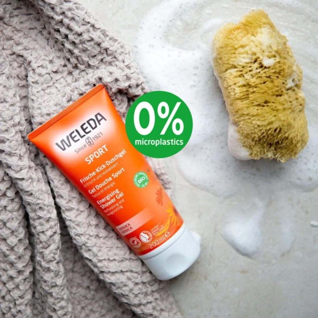 7 x WELEDA - Douchegel Sport - Arnica - 200 ml - Grootverpakking - Sportdouchegel - Herstel - Arnica - Rozemarijn - Lavendel