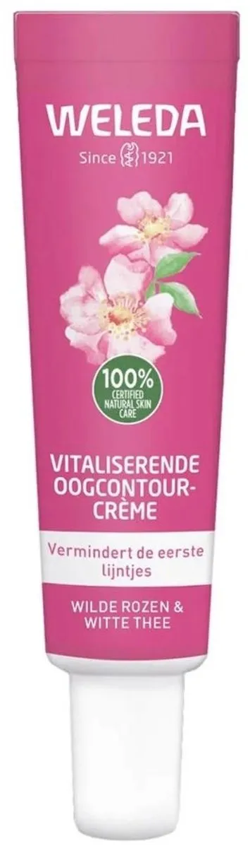Weleda Vitaliserende Oogcrème Wilde Rozen & Witte Thee 12ml - afbeelding 6 van 6