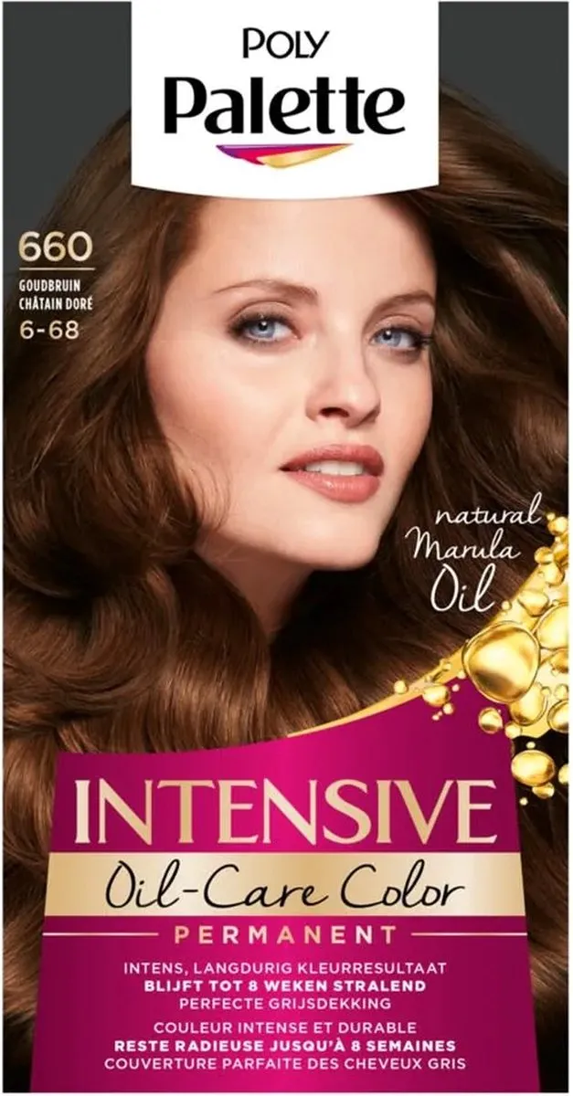 Schwarzkopf Poly Palette Haarverf 660 Goudbruin 115ml