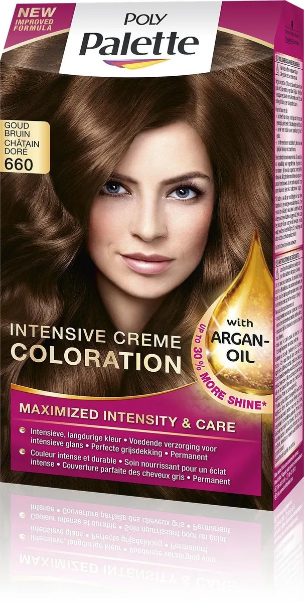 Schwarzkopf Poly Palette Haarverf 660 Goudbruin 115ml