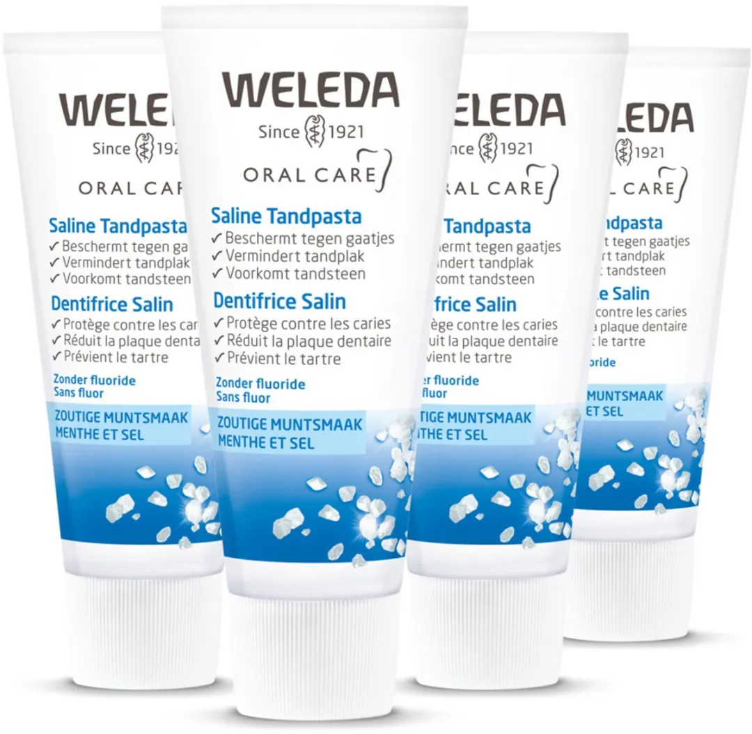 Weleda Saline Tandpasta 75ml - 4 Stuks - afbeelding 6 van 6