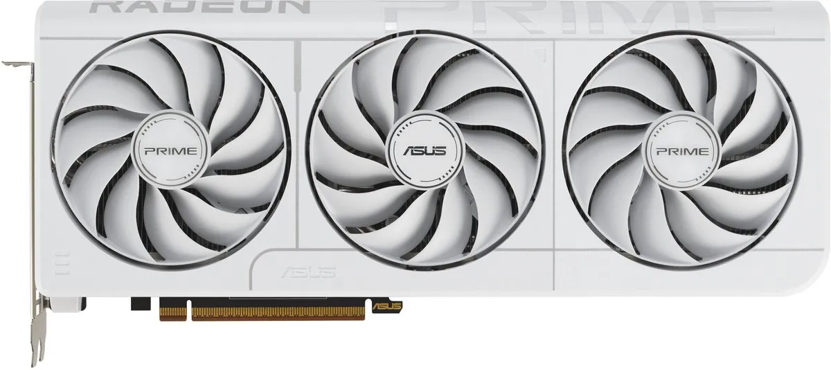ASUS PRIME RX9070XT Videokaart 16GB - Wit