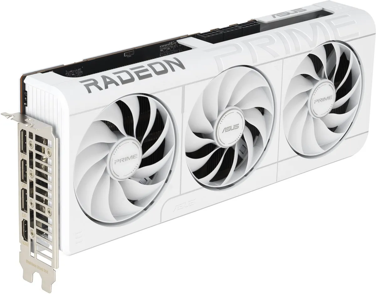 ASUS PRIME RX9070XT Videokaart 16GB - Wit