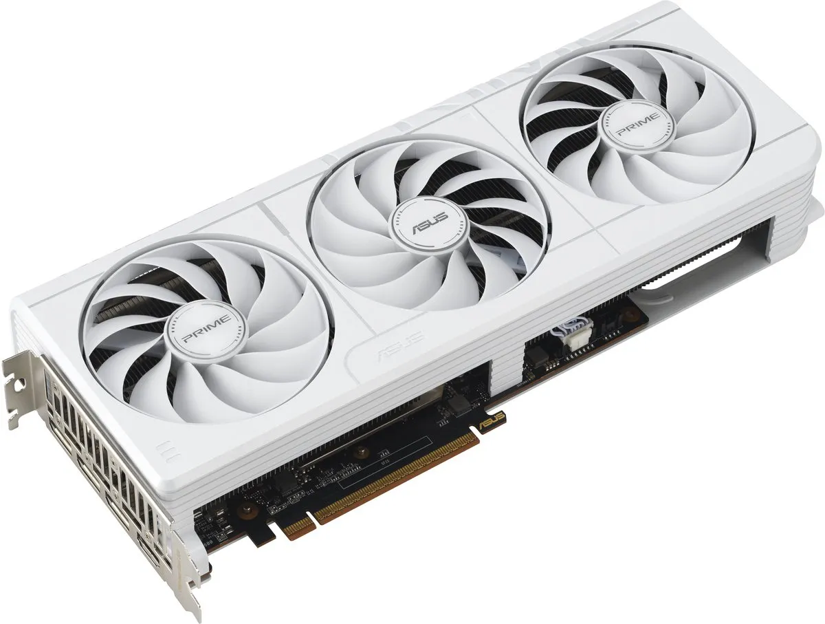 ASUS PRIME RX9070XT Videokaart 16GB - Wit - afbeelding 6 van 6