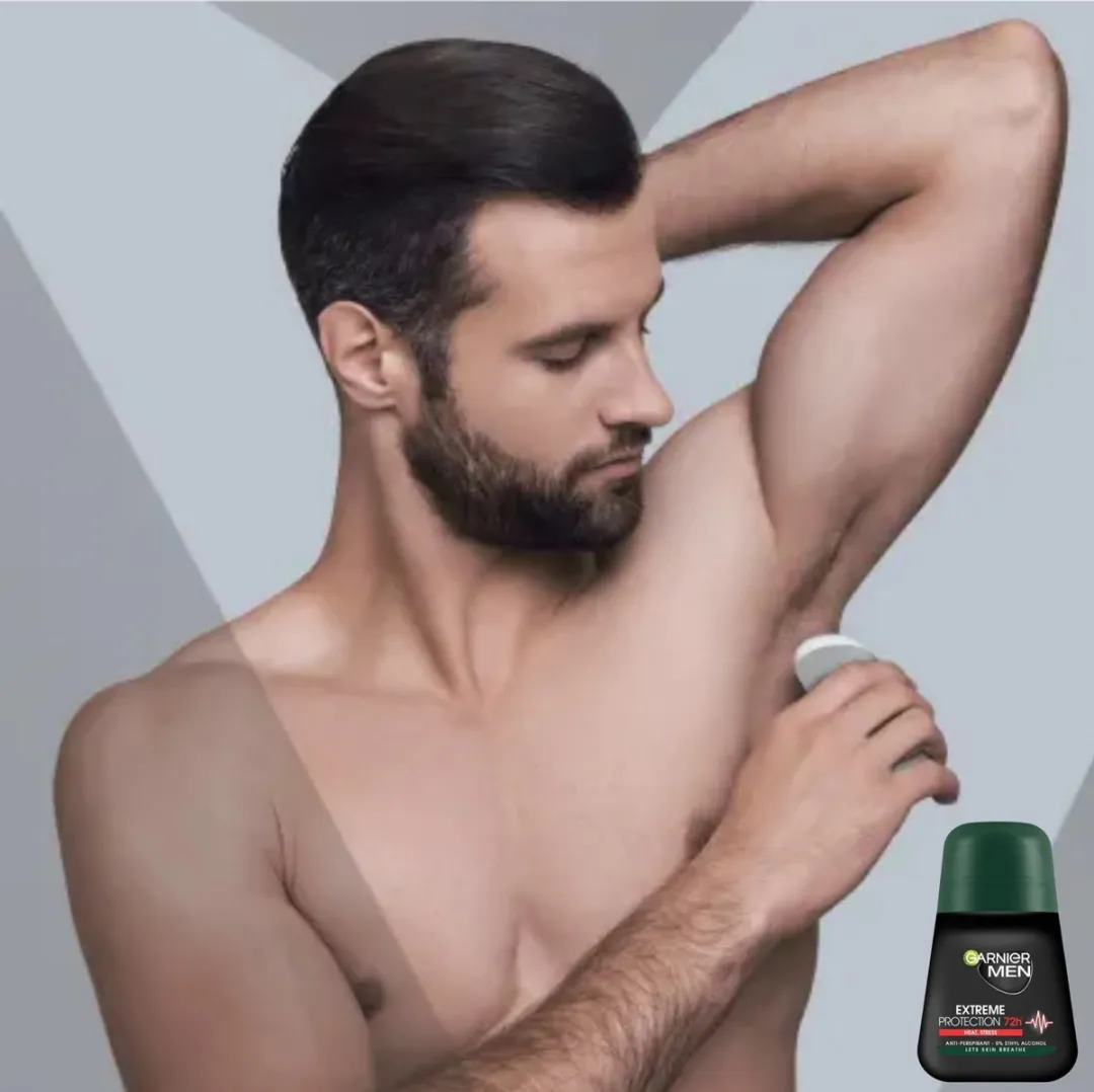 Garnier Men Deodorant Roll-On Extreme Protection 72h - 150ml (3x50ml)