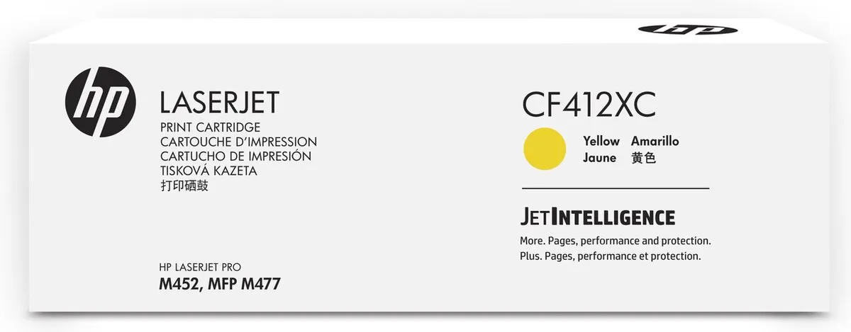 HP LaserJet 410X Geel CF412XC Tonercartridge