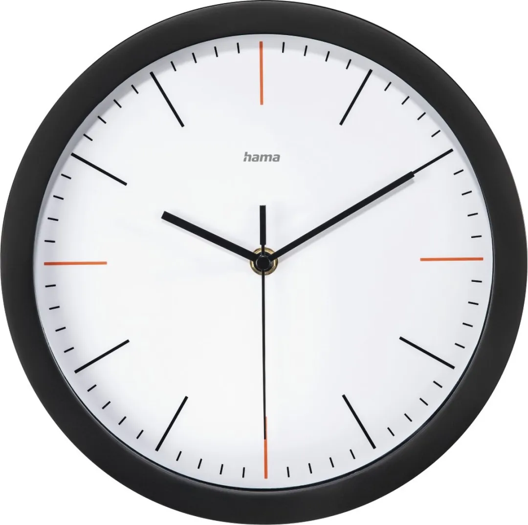 Hama MaxR Wandklok Ø25cm - Wit