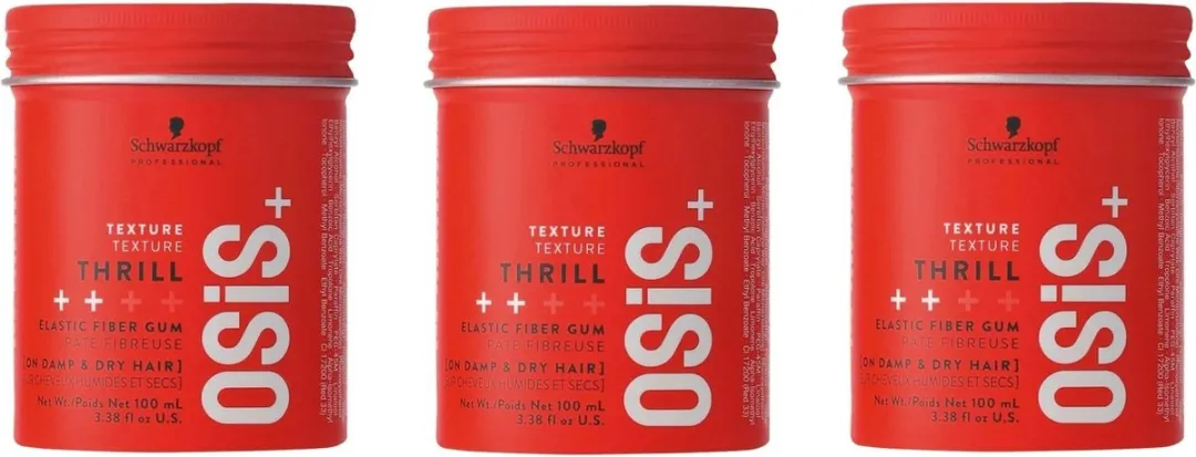 Schwarzkopf Osis Thrill Fiber Gum Haargel 3x100ml