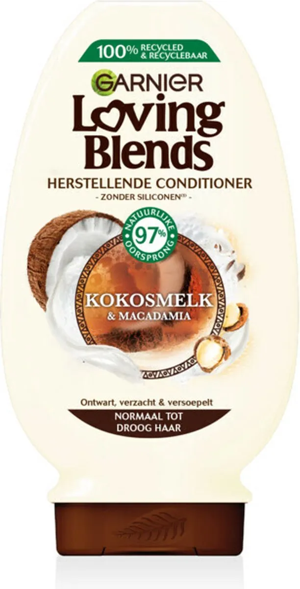 Garnier Loving Blends Kokosmelk & Macadamia Shampoo & Conditioner - 5 Stuks