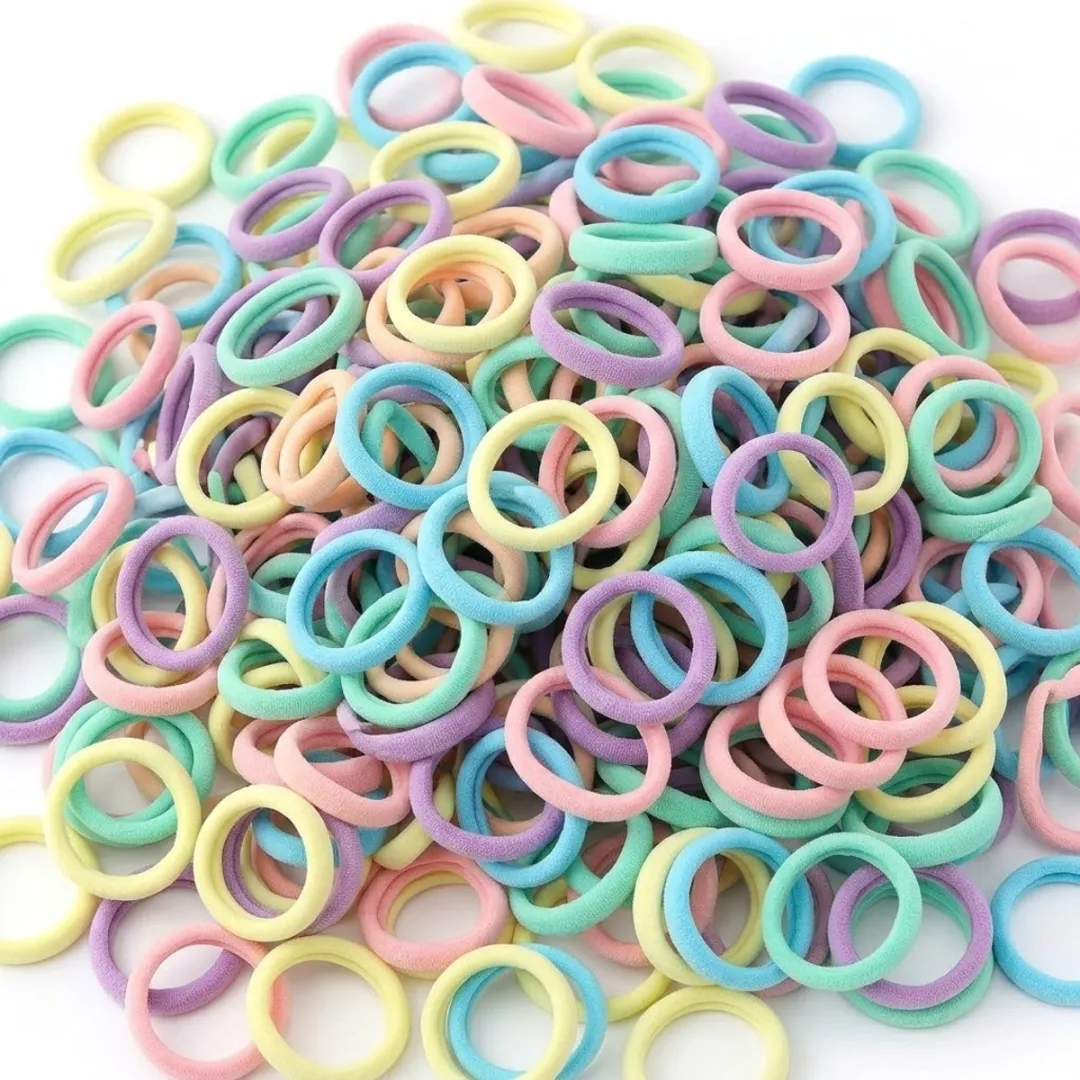 NuveX Pastel Multikleur Haar Elastiekjes