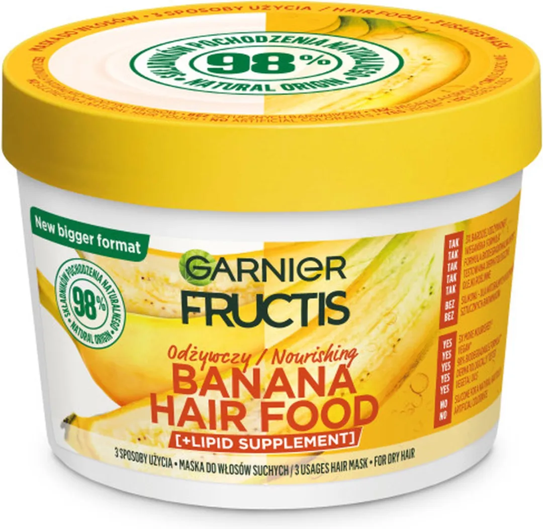 Garnier Fructis Banana Hair Food Voedingsmasker 400ml