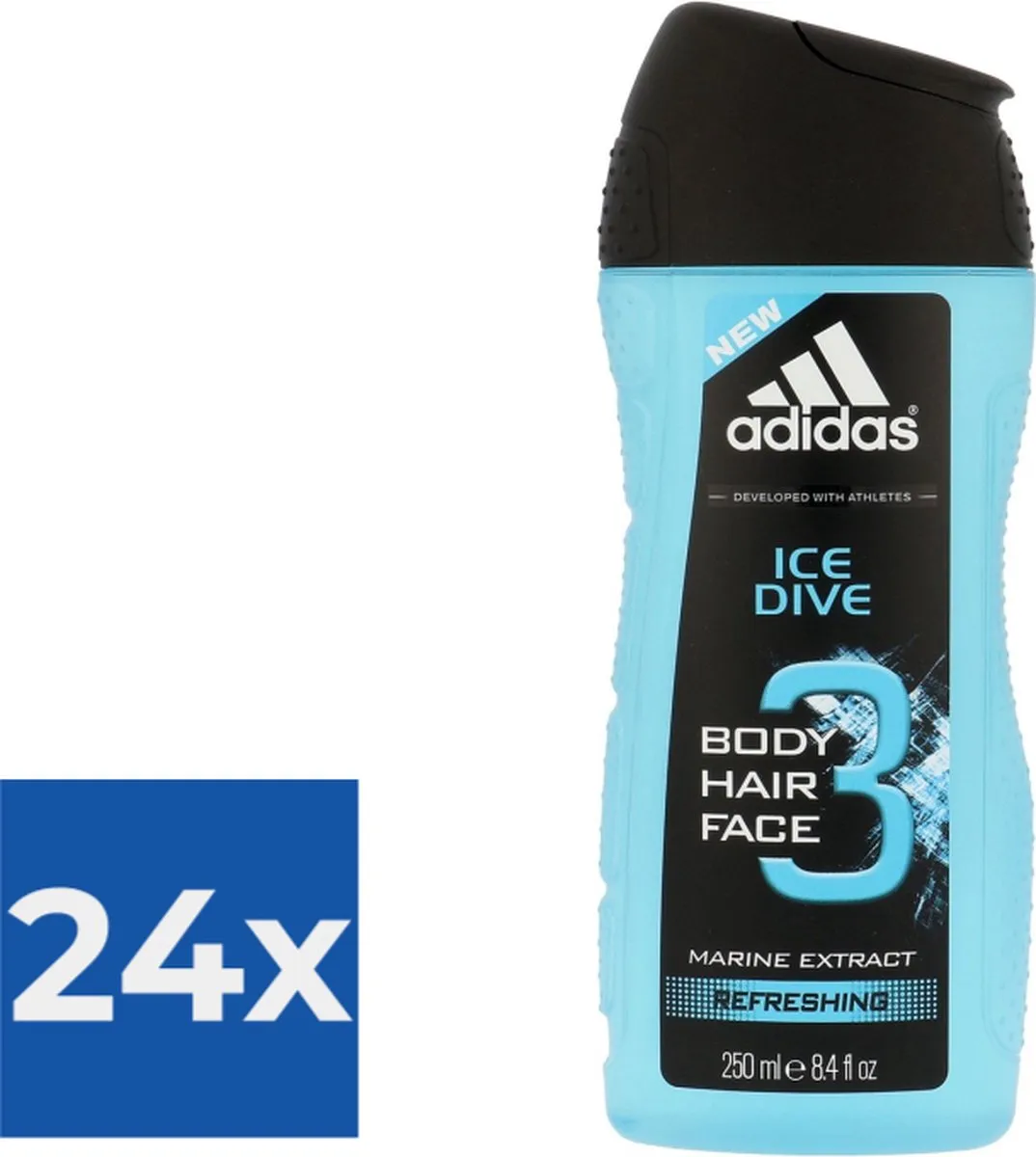 adidas Ice Dive Douchegel & Shampoo Men 250ml