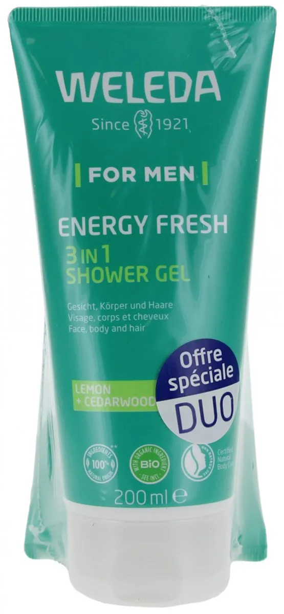 Weleda Men Energy Fresh 3in1 Douchegel 200ml