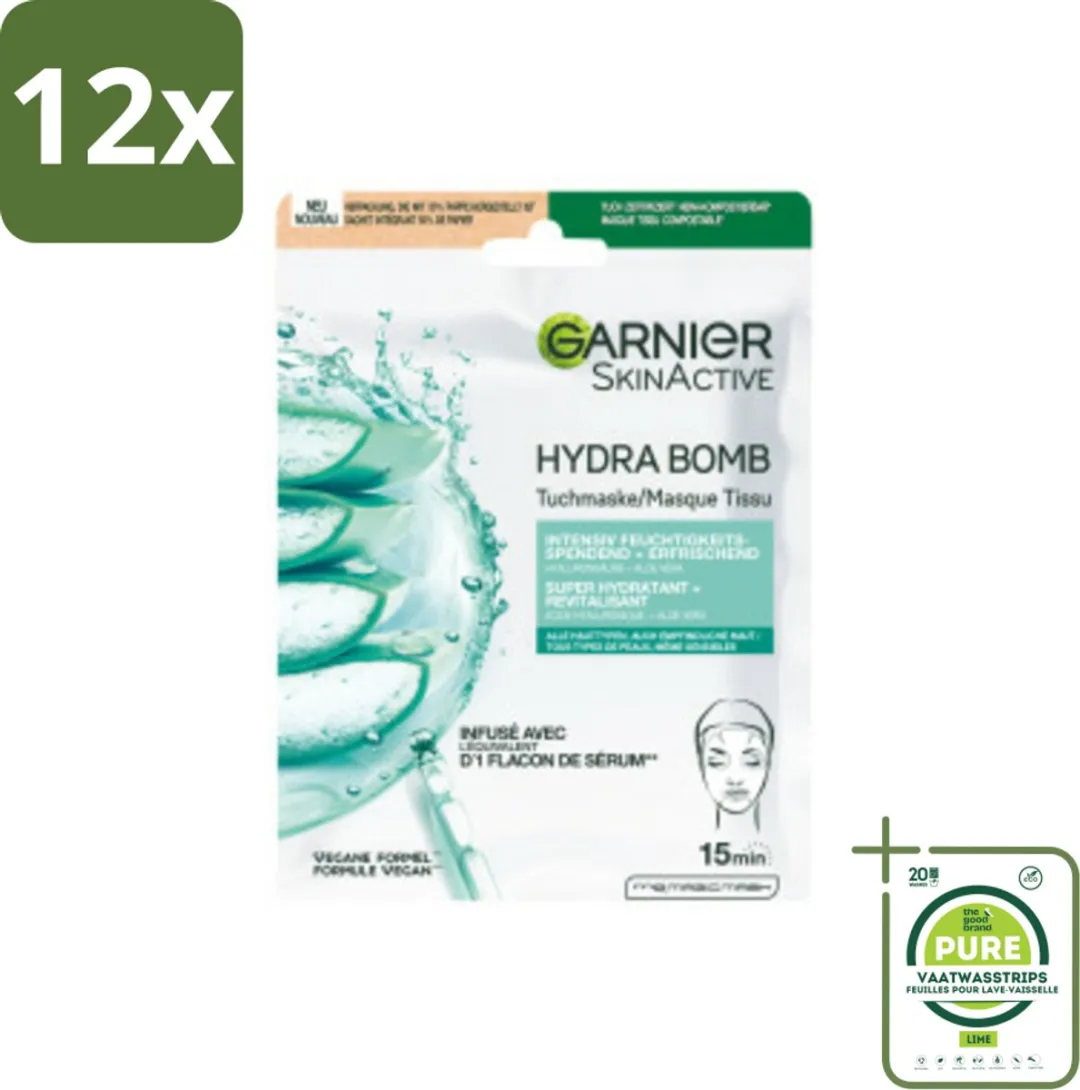 Garnier SkinActive Hydrabomb Tissue Masker