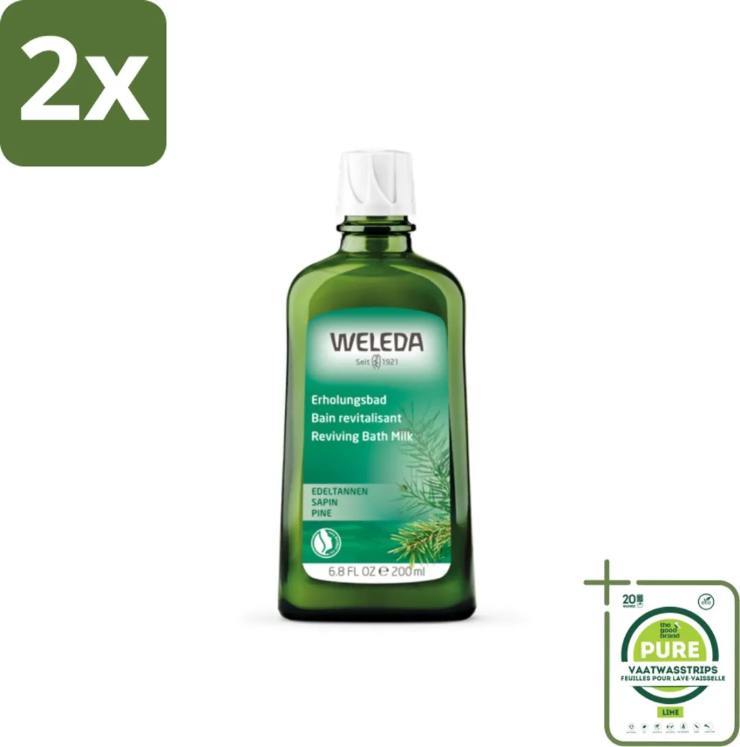 Weleda Zilverspar Verkwikkingsbadmelk 200ml