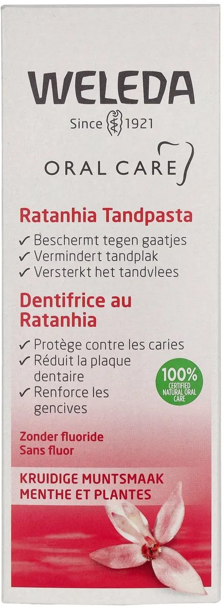 Weleda Ratanhia Tandpasta 75ml - afbeelding 6 van 6