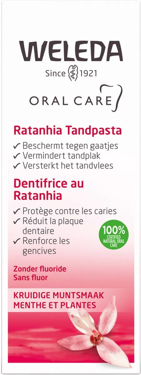 Weleda Ratanhia Tandpasta 75ml
