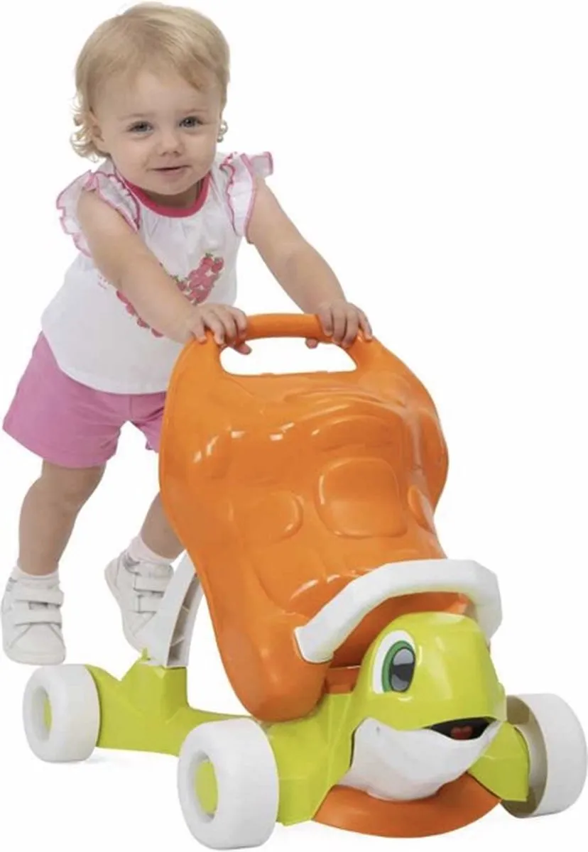 Chicco First Walker Schildpad 2-in-1 Eco+ - Geel/Orange - afbeelding 4 van 6