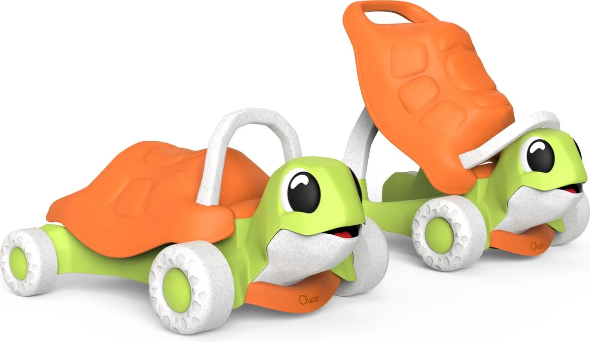 Chicco First Walker Schildpad 2-in-1 Eco+ - Geel/Orange - afbeelding 3 van 6