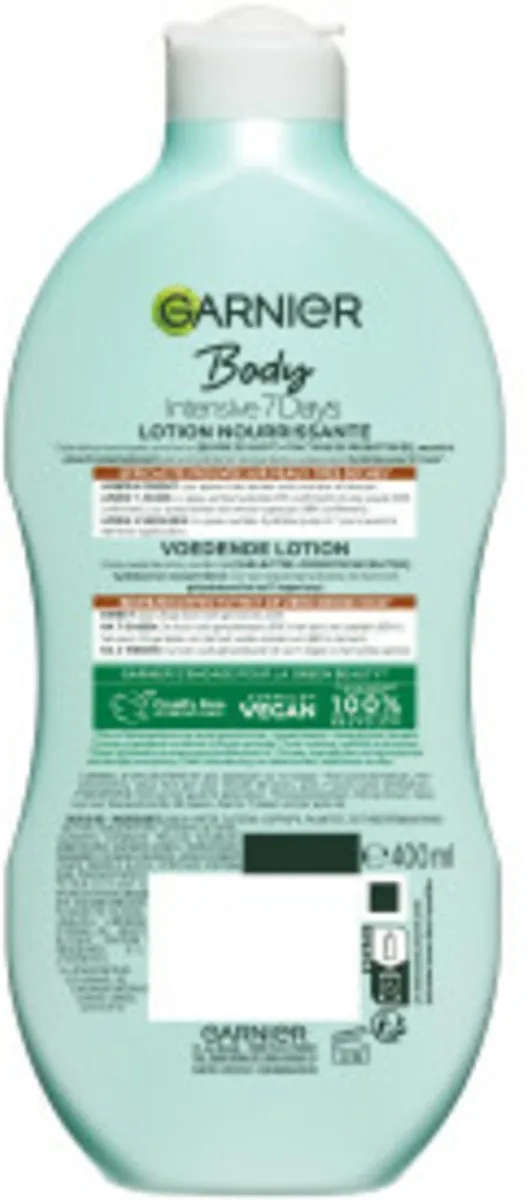Garnier Bodylotion Intensive 7 Days Karité & Probiotica 800ml - 2 Stuks