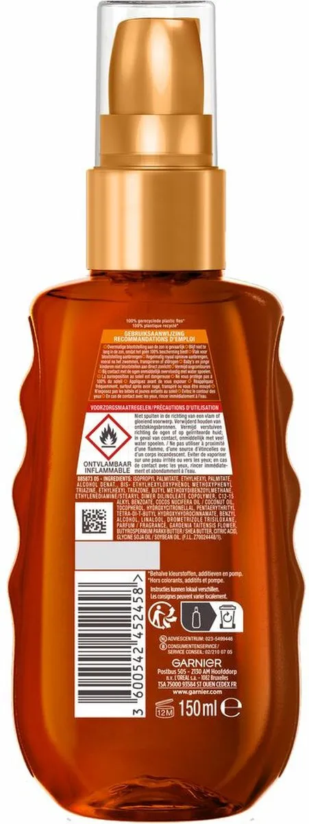 Garnier Ambre Solaire Ideal Bronze Zonneolie SPF15 150ml