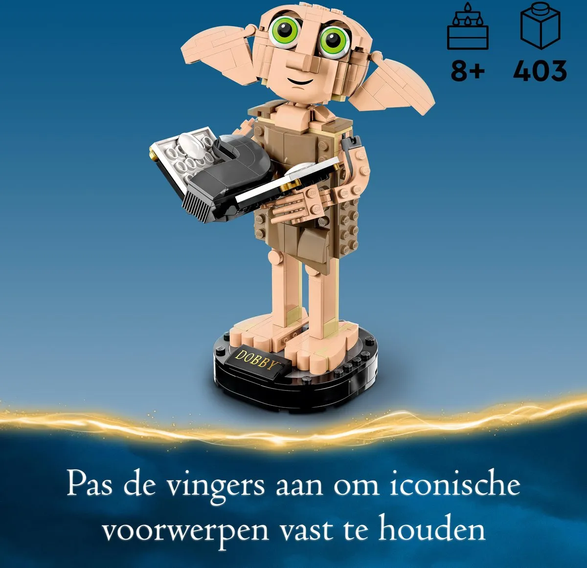 LEGO Harry Potter Dobby Figuur Set 76421 - 403 Stukken - Meerkleurig