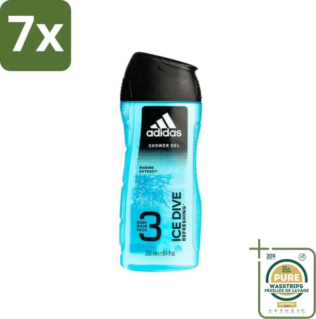 Adidas Ice Dive 3-in-1 Douchegel & Shampoo