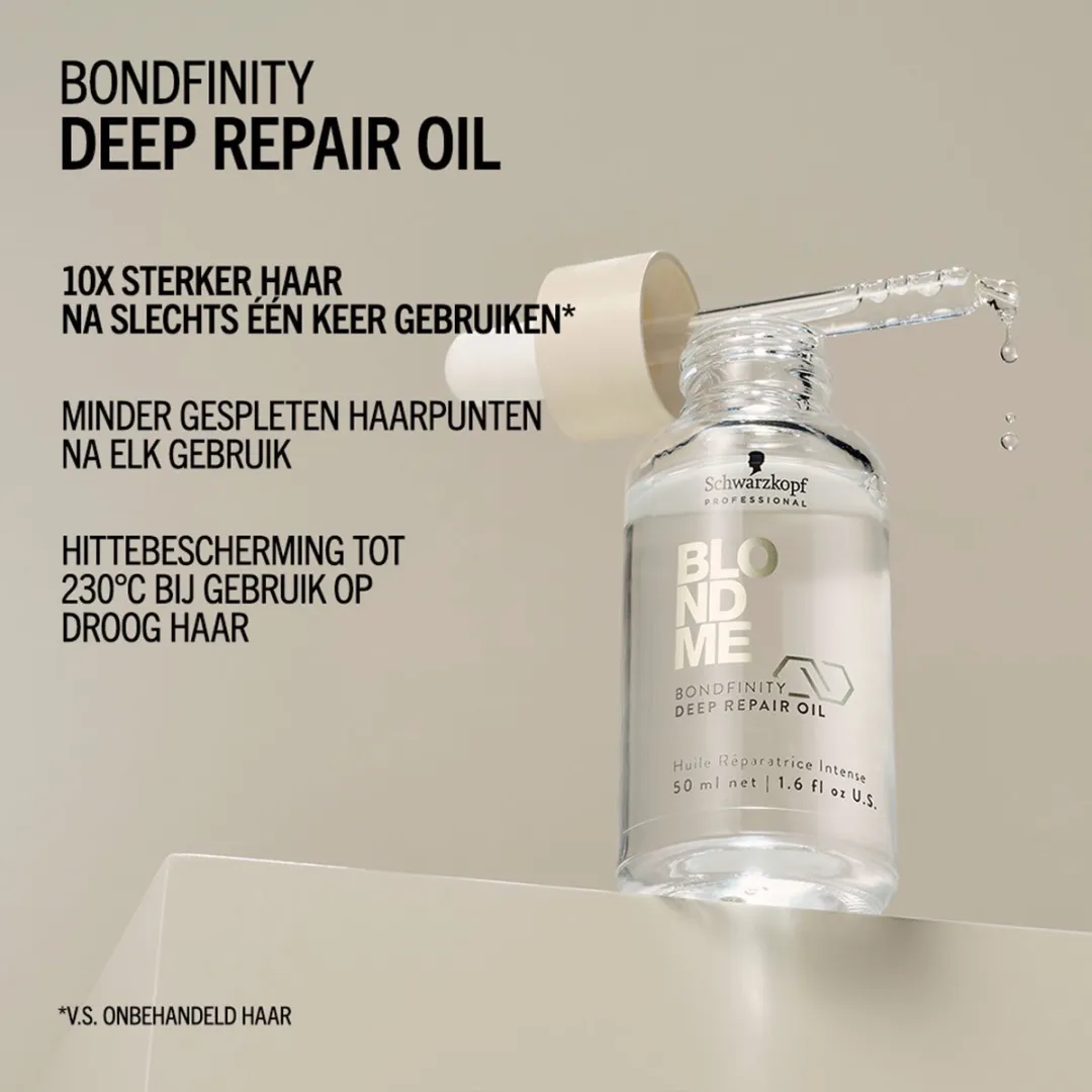 Schwarzkopf BlondMe Bondfinity Deep Repair Oil 50ml