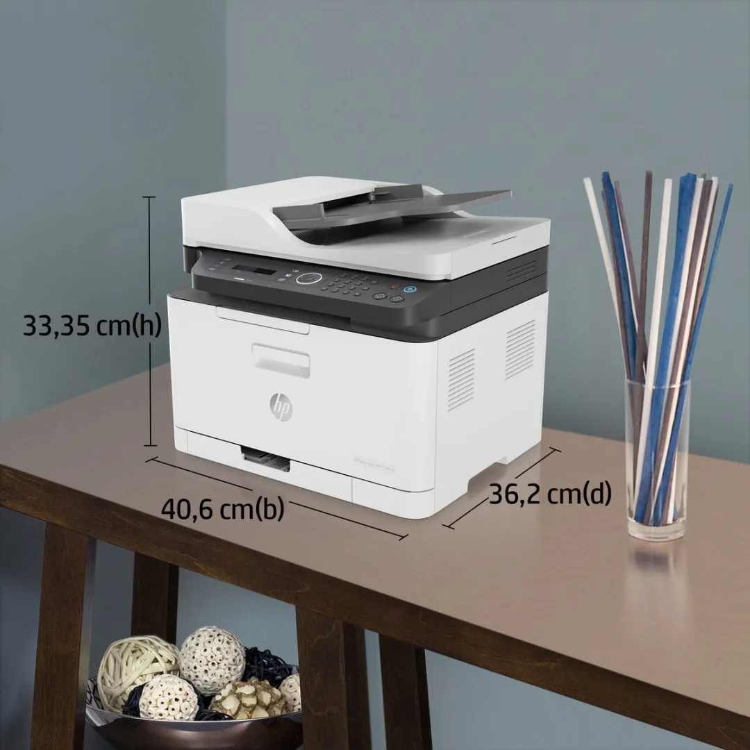 HP Color Laser MFP 179fnw - Kleuren Laserprinter - Wit