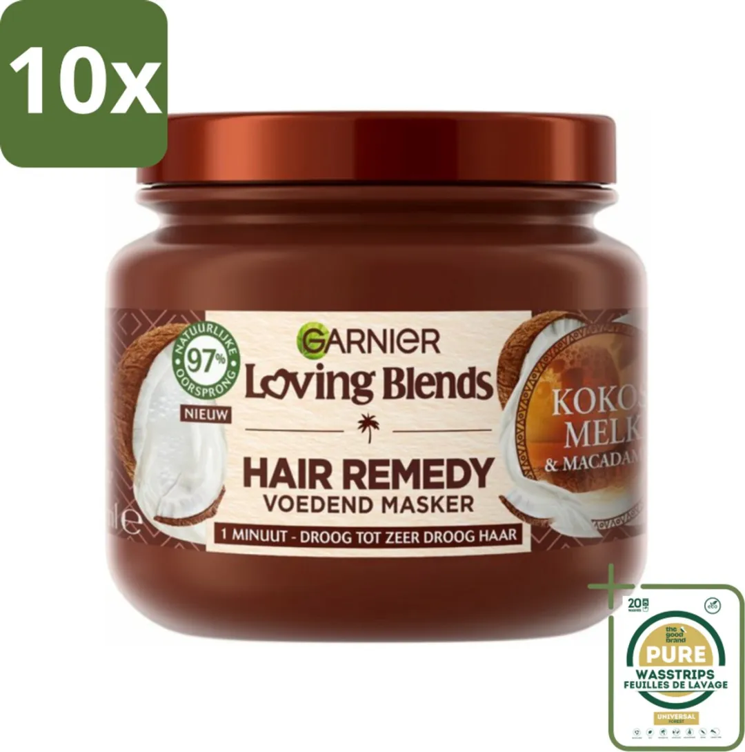 Garnier Loving Blends Haarmasker Kokosmelk & Macadamia 340ml